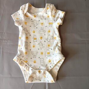 Disney Baby Winnie The Pooh Bodysuit Newborn Honeybees A.A Miline All over print
